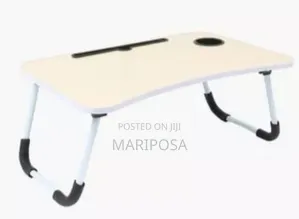 Foldable Portable Laptop Table With Cup Holder
