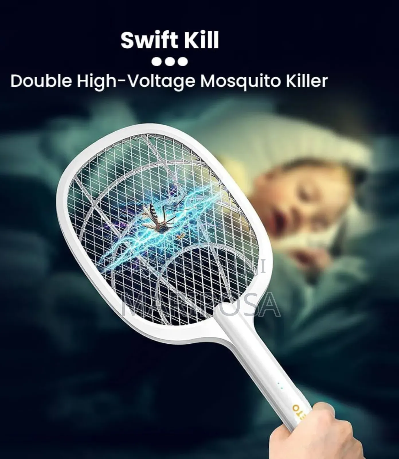2in1 Electric Mosquito Killer Swatter