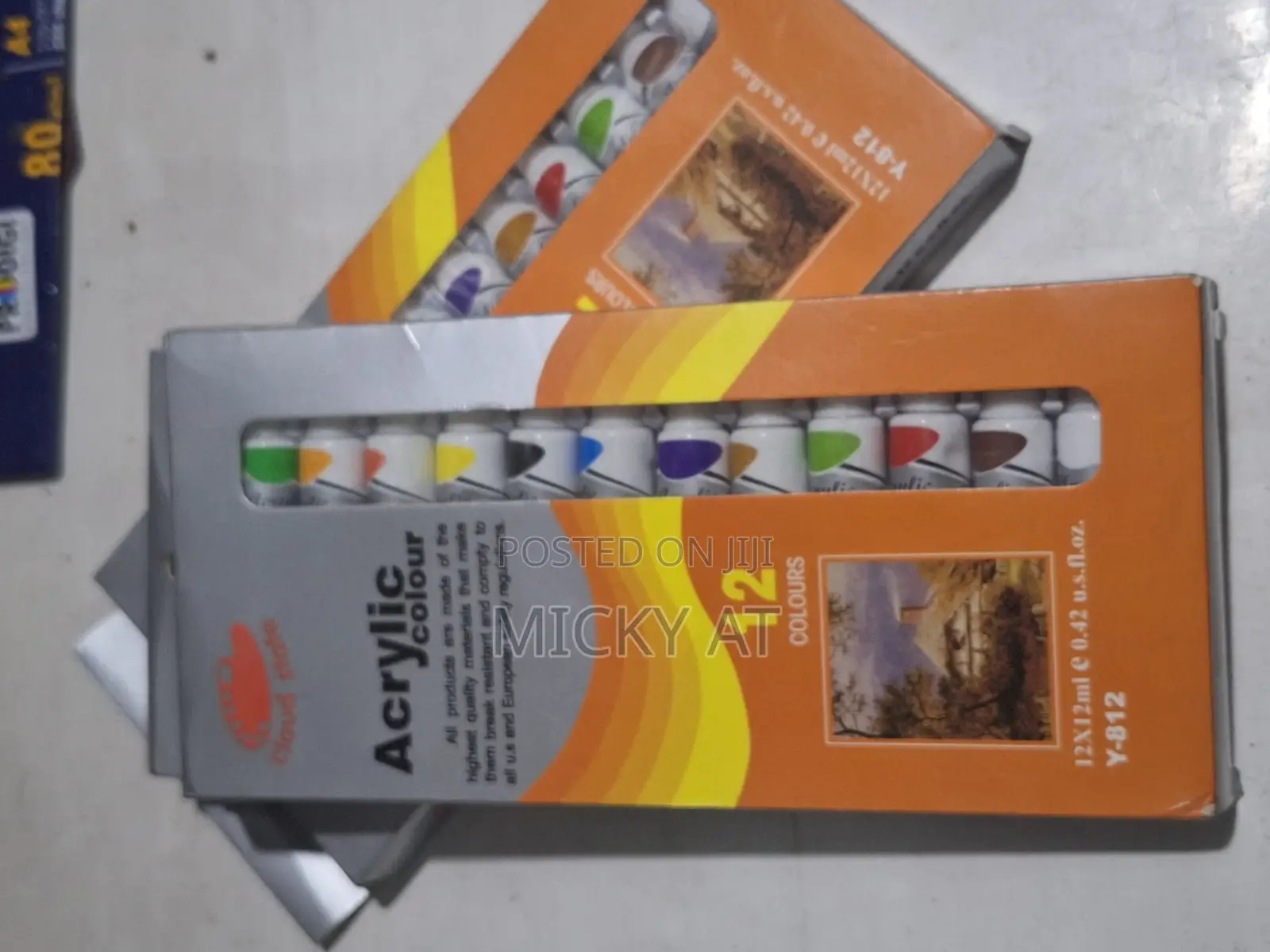 Acrylic and Water Paint