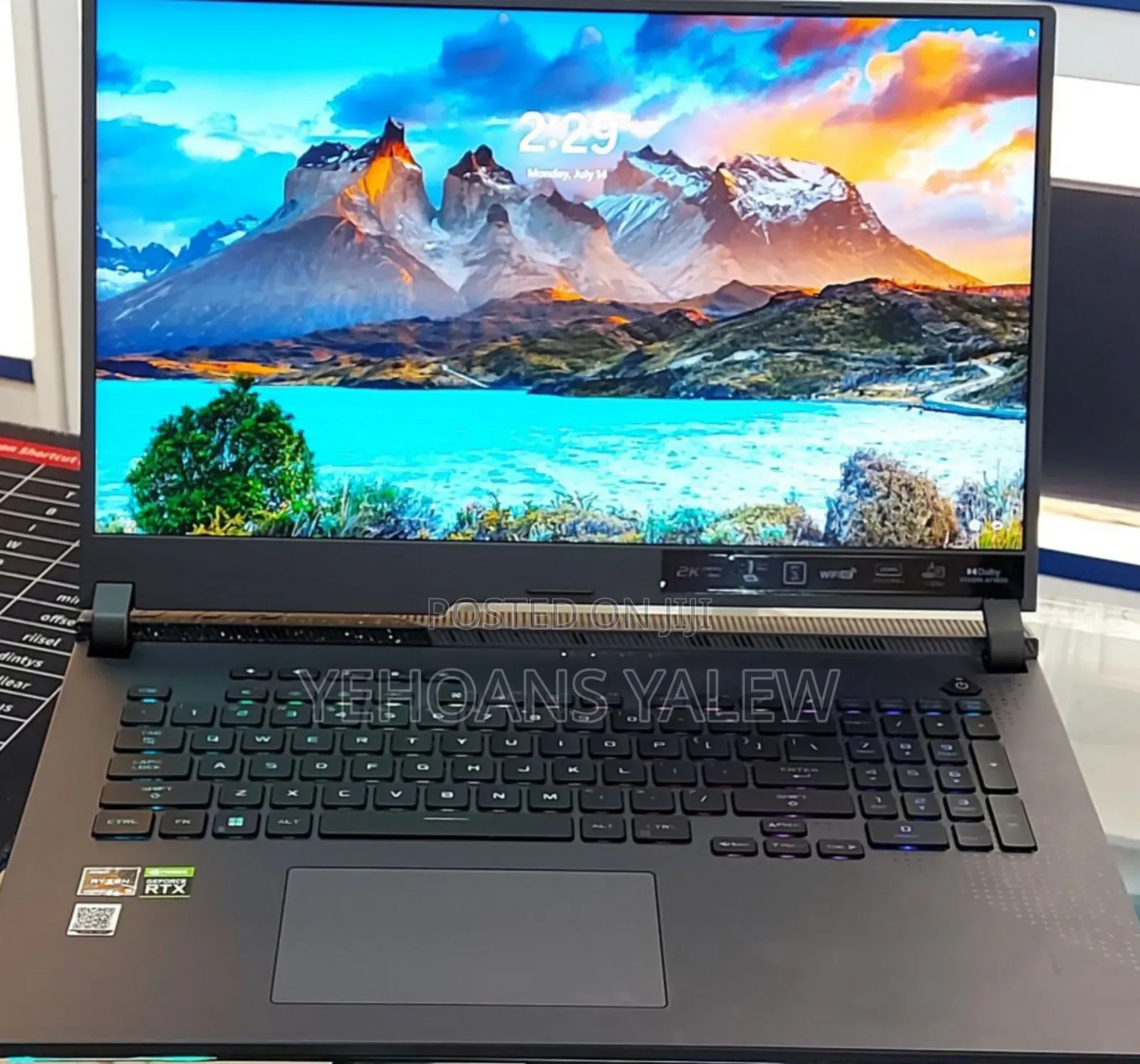 New Laptop Asus ROG Strix G17 16GB AMD Ryzen 9 SSD 1T