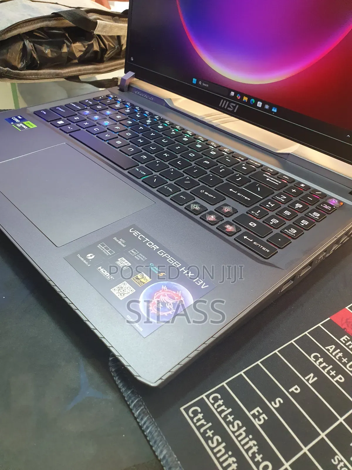 New Laptop MSI Vector GP68 HX 13V 16GB Intel Core I9 SSD 1T