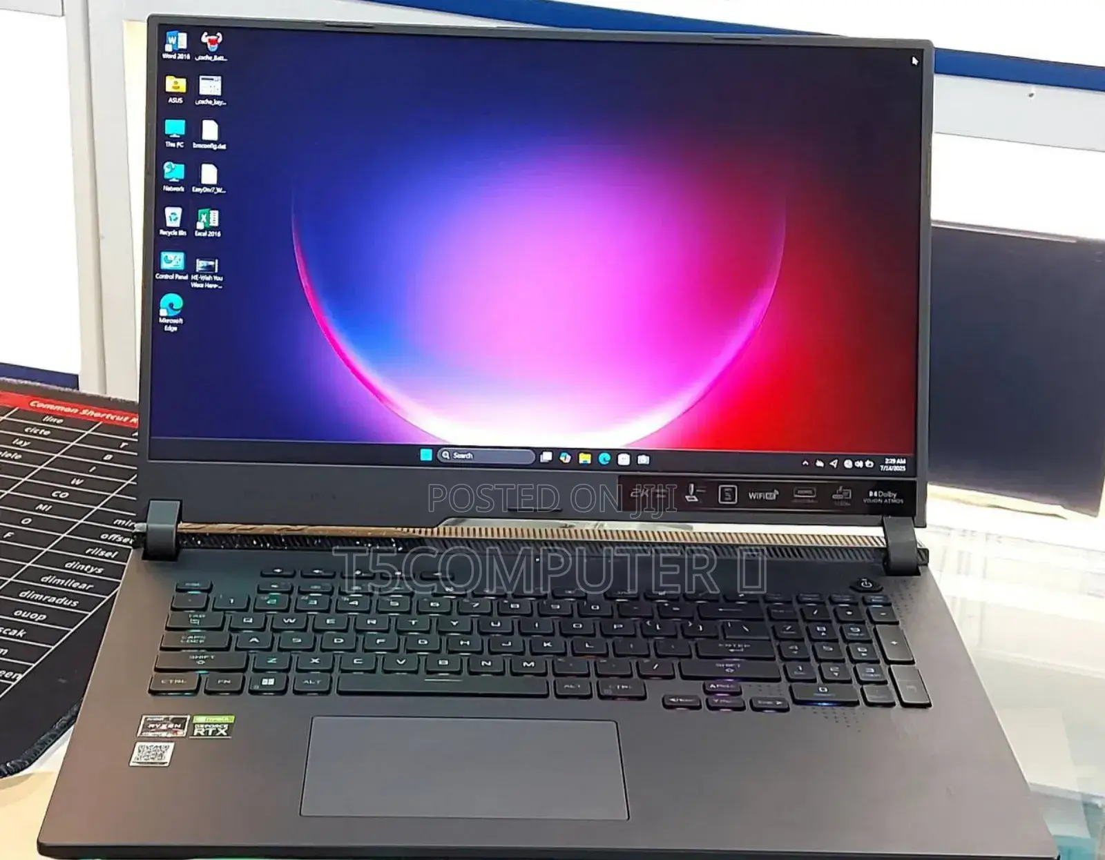 New Laptop Asus ROG Strix G15 16GB AMD Ryzen 9 SSD 1T