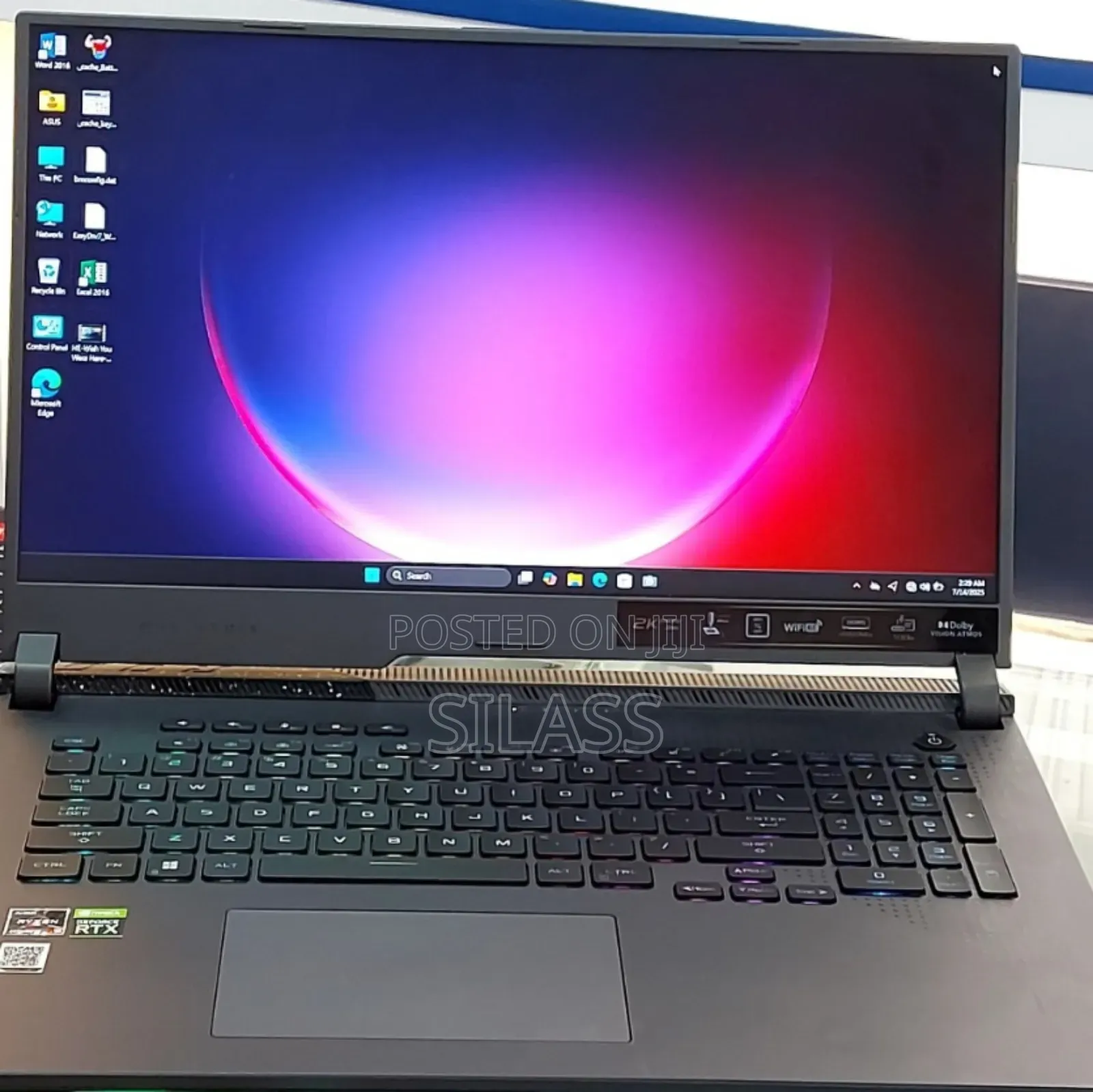 New Laptop Asus ROG Strix G17 16GB AMD Ryzen 9 SSD 1T