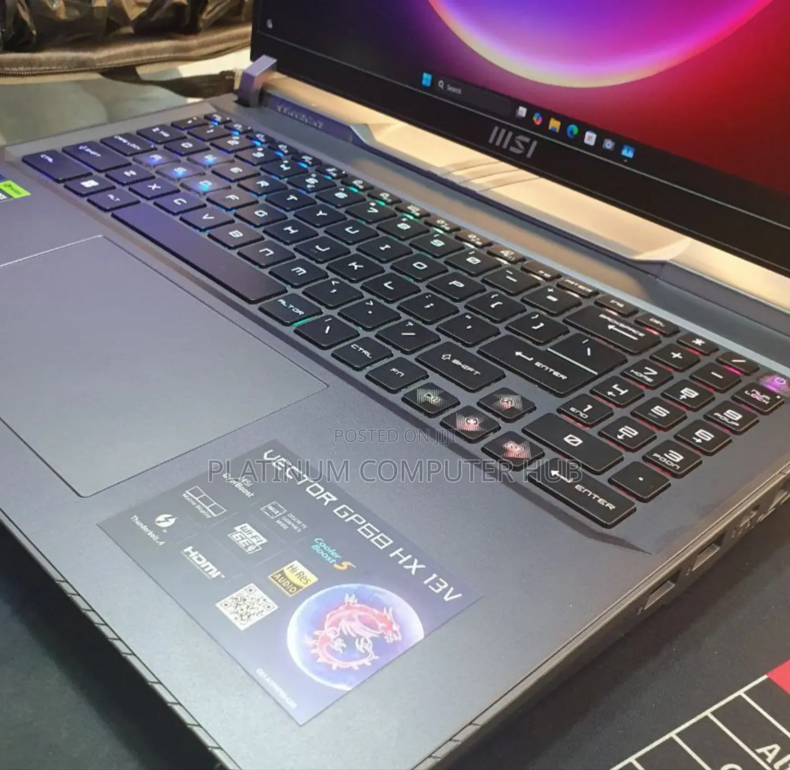 New Laptop MSI Vector 16 HX AI A2XWIG 16GB Intel Core I9 SSD 1T