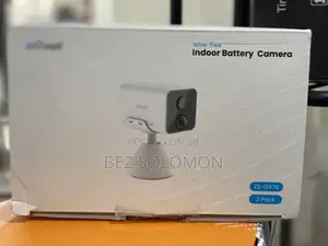 ለቤትዎ ወይም ለቢሮ 2 ካሜራ በአንድ የያዘ ባትሪ ያለዉ 3mp ኦርጅናል ካሜራ Indoor 2 in One