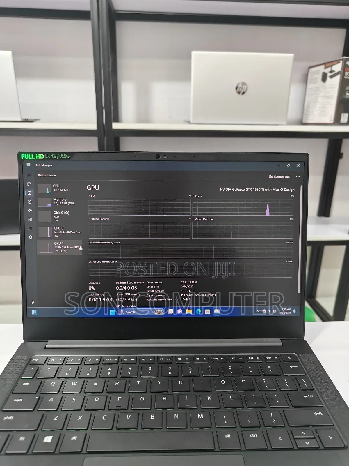 New Laptop Razer Blade Stealth 16GB Intel Core I7 SSD 512GB