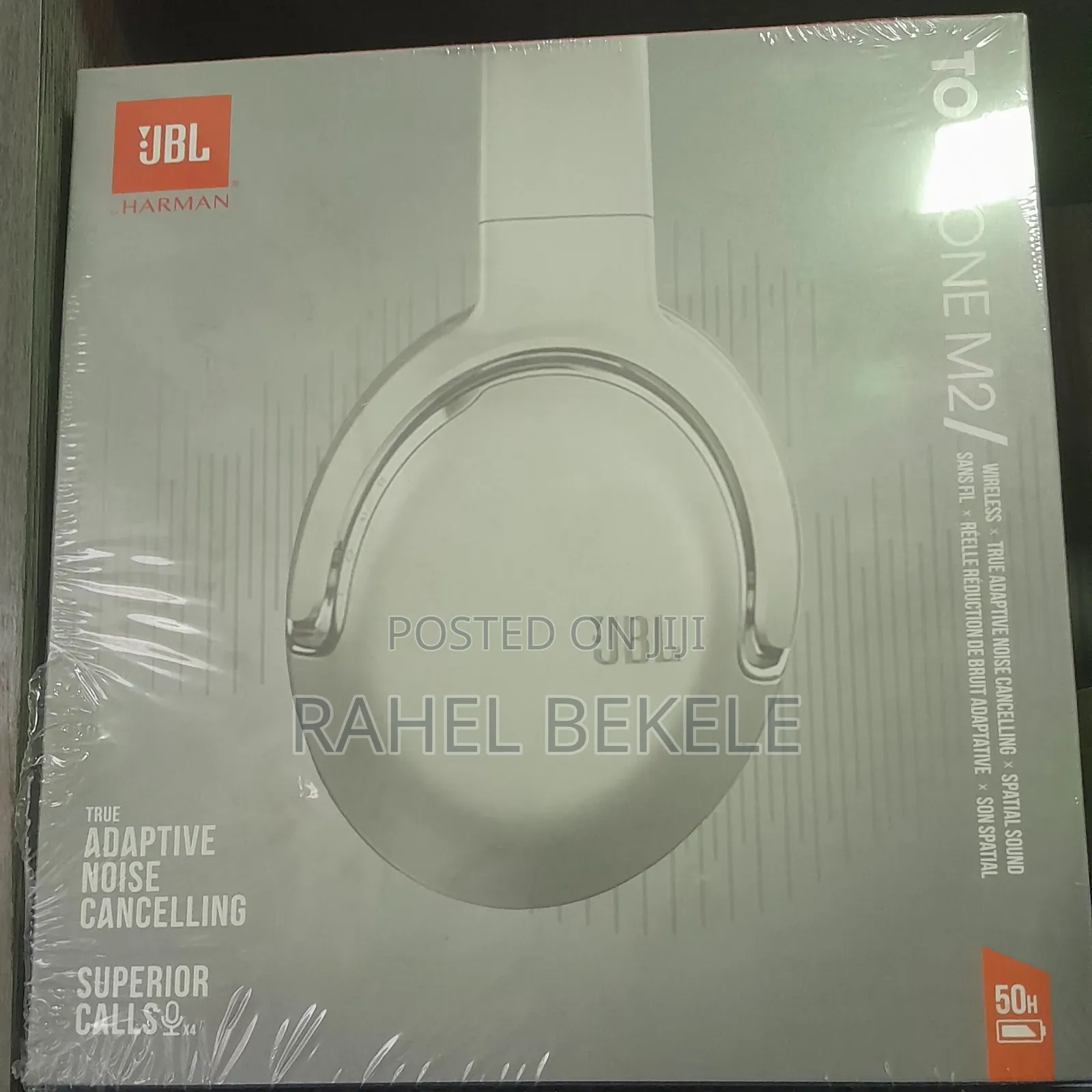 JBL Tour One M2 Wireless Over-Ear Noise Headphones.