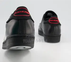 Pleasure X Adidas Superstar ‘Black/Silver/Red’ Men’S Shoes