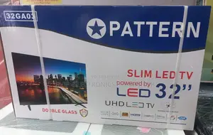 Pattern 32 Inch Tv Led Double Glass Tv