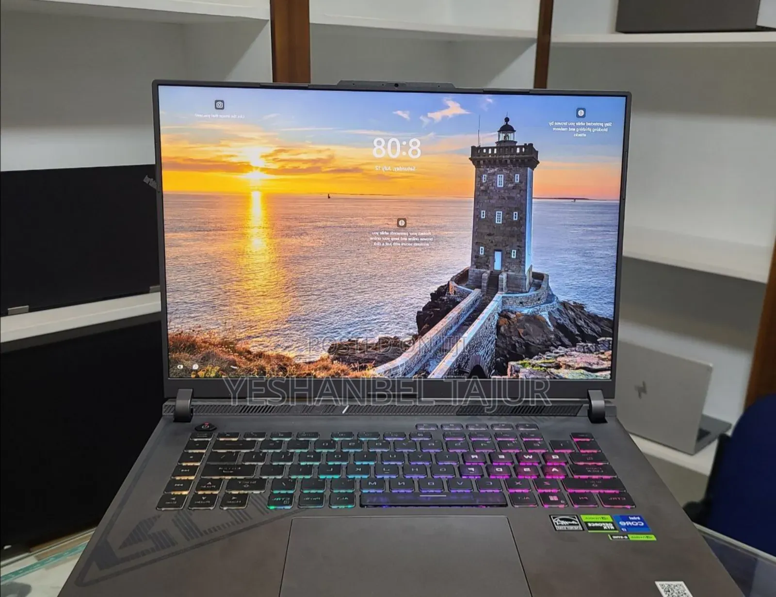 New Laptop Asus ROG Strix G15 16GB Intel Core I7 SSD 1T