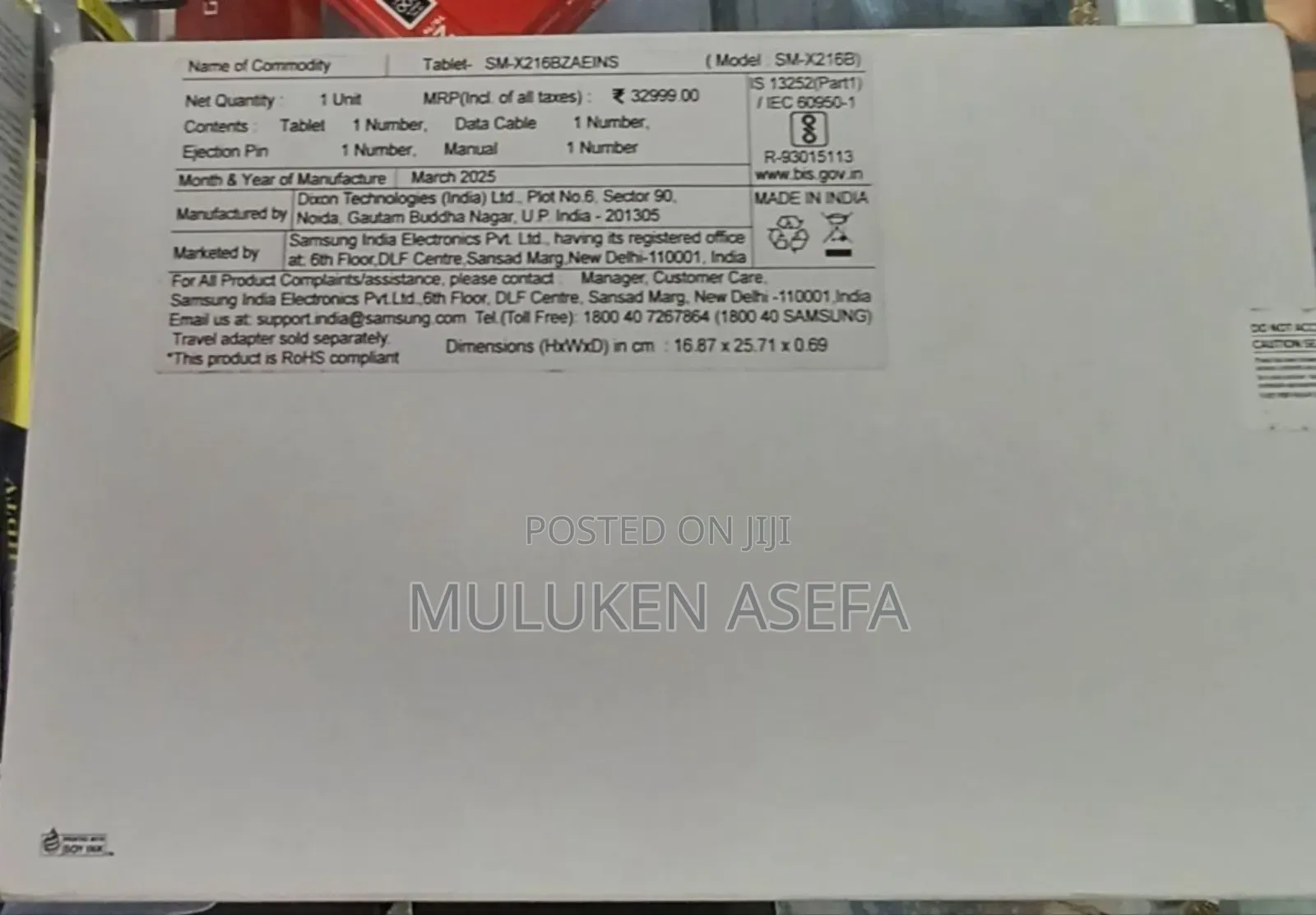 New Samsung Galaxy Tab A9+ 128 GB