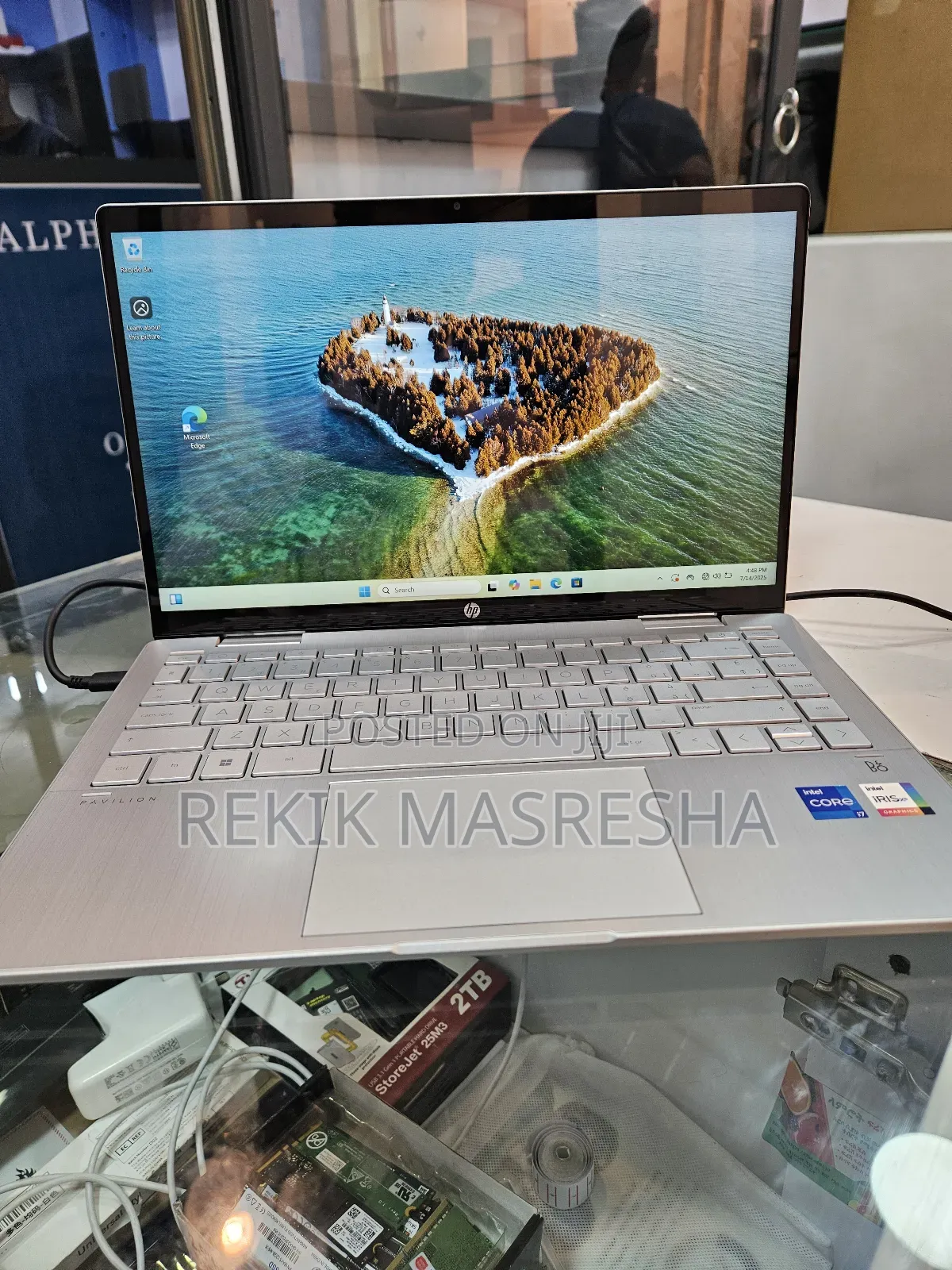 New Laptop HP Pavilion 14 X360 2-in-1 16GB Intel Core I7 SSD 512GB