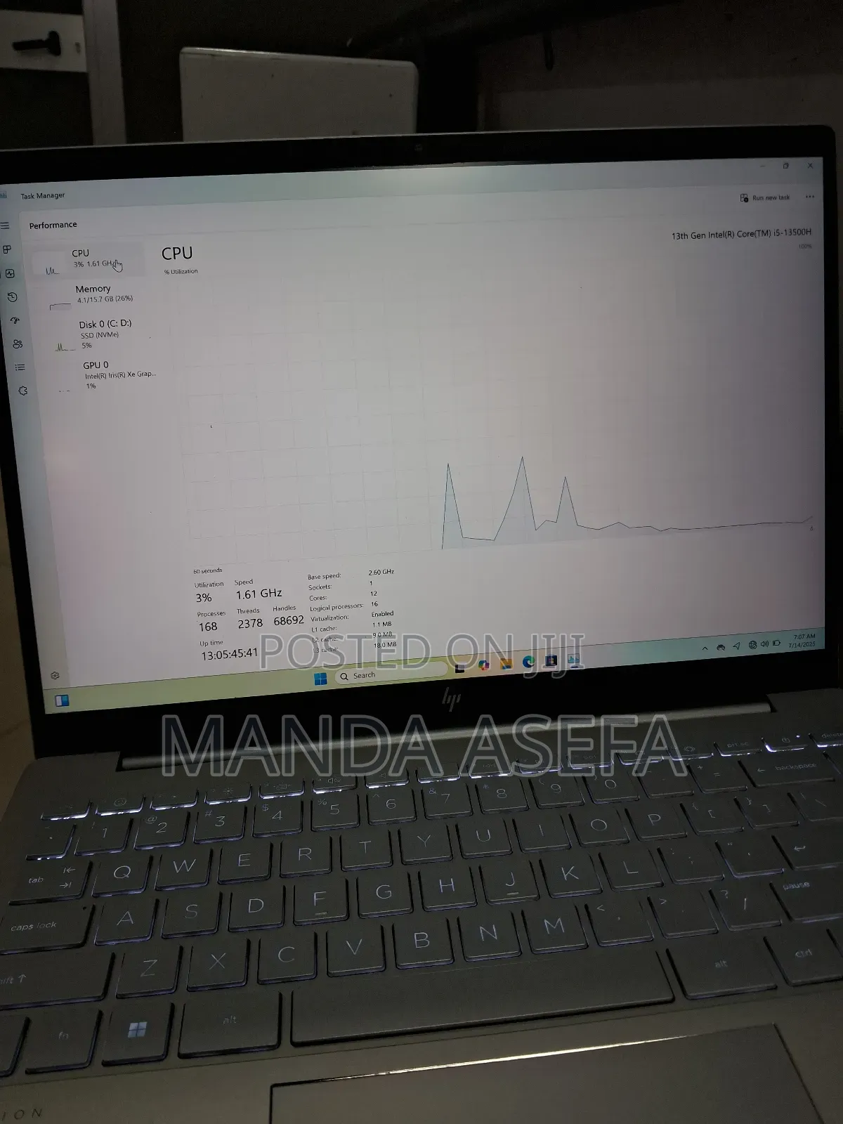 New Laptop HP Pavilion 14 16GB Intel Core I5 SSD 1T