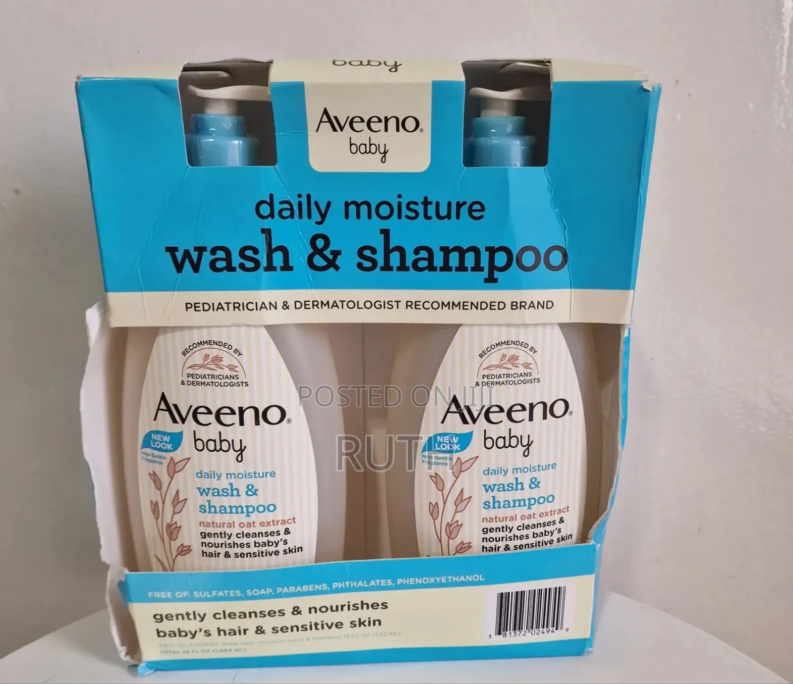 Aveeno Baby Shampoo and Lotion