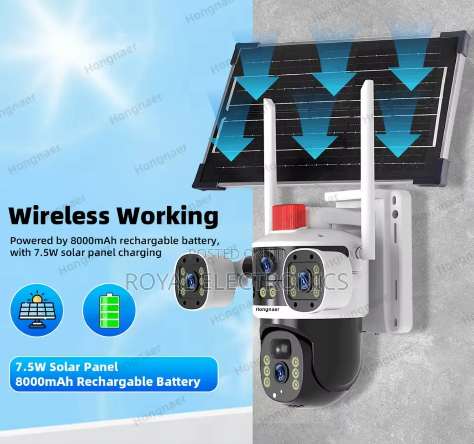 5g 8mp Solar 4 Lens Camera Solar Powered 5g Sim Support