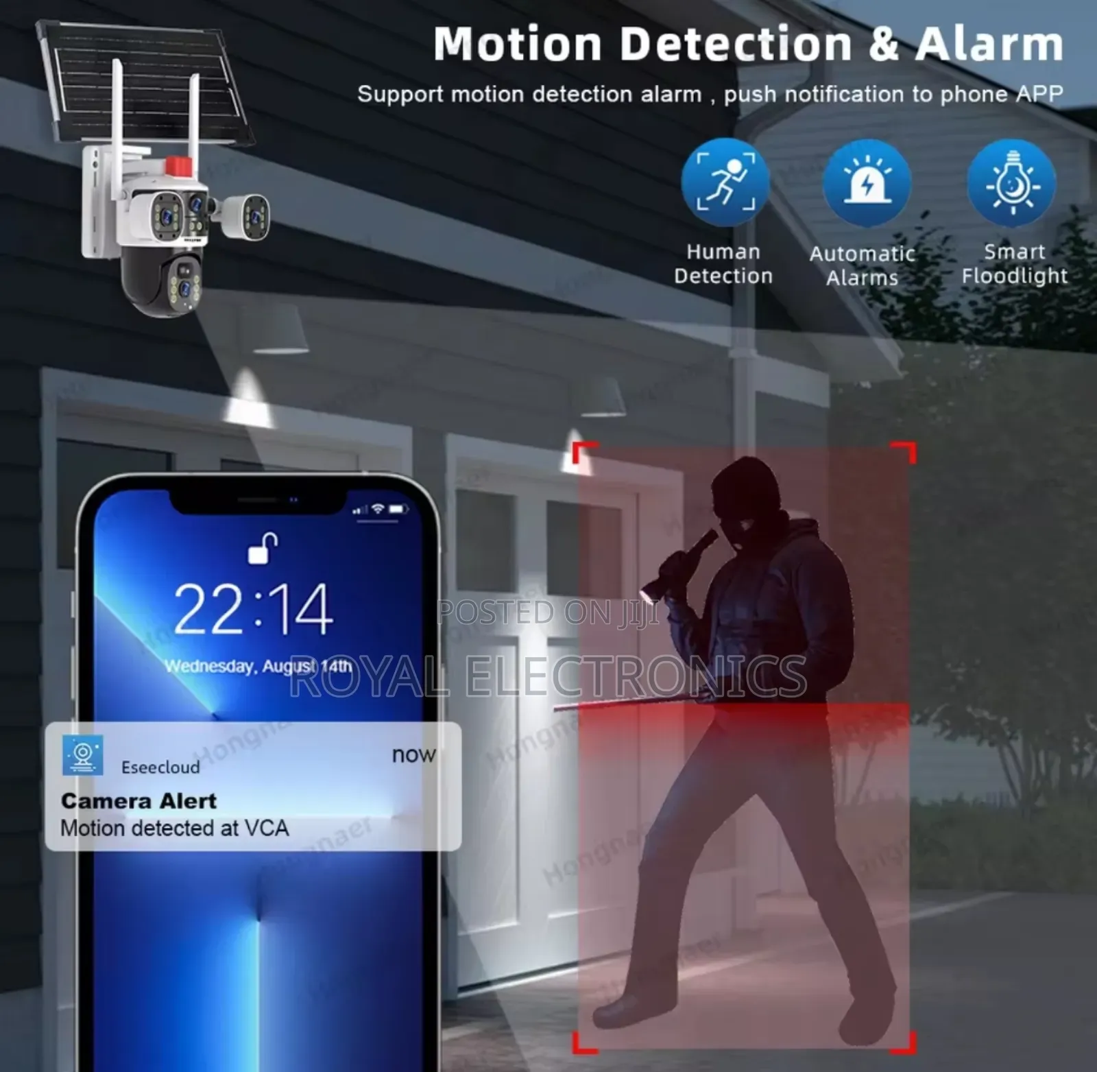 5g 8mp Solar 4 Lens Camera Solar Powered 5g Sim Support