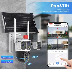 Photo - 5g 8mp Solar 4 Lens Camera Solar Powered 5g Sim Support