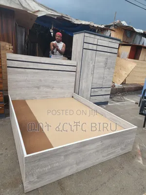 አልጋና ቁም ሳጥን በተመሳሳይ ከለር አቅርበናል ስፊት 1/20