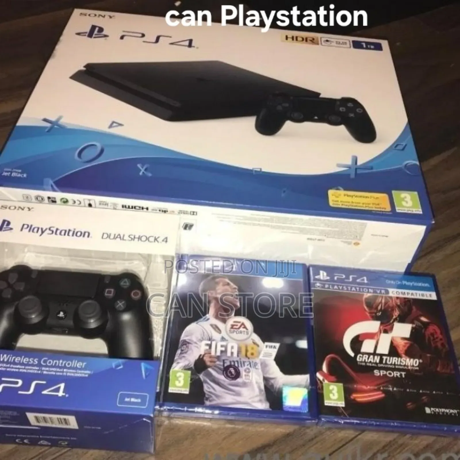 Playstation 4slim Update ሆኖ ጌም የተጫነበት