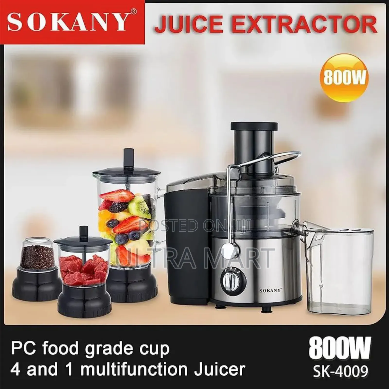 4 in 1sokany Juice Extractor