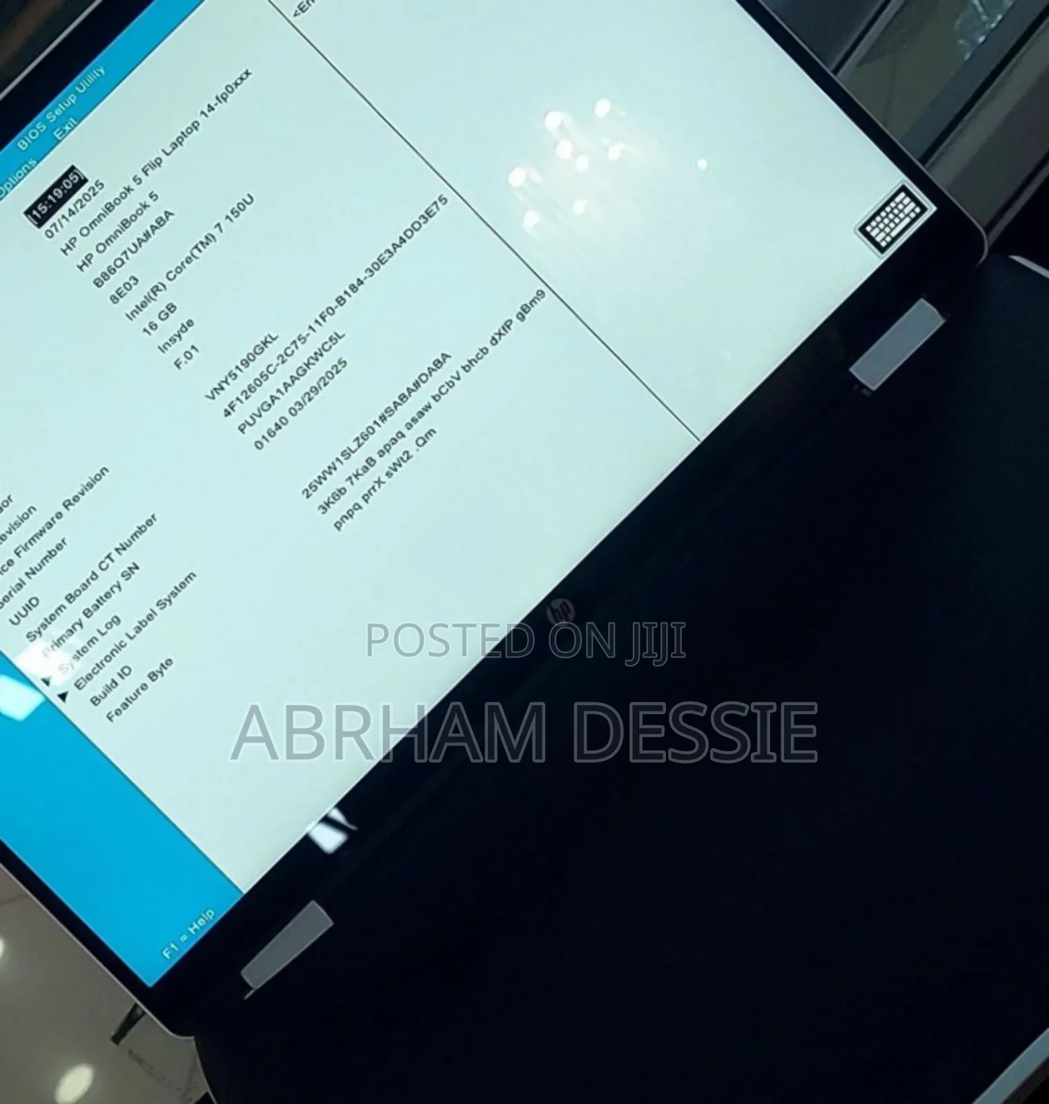 New Laptop HP 16GB Intel Core Ultra 7 SSD 1T