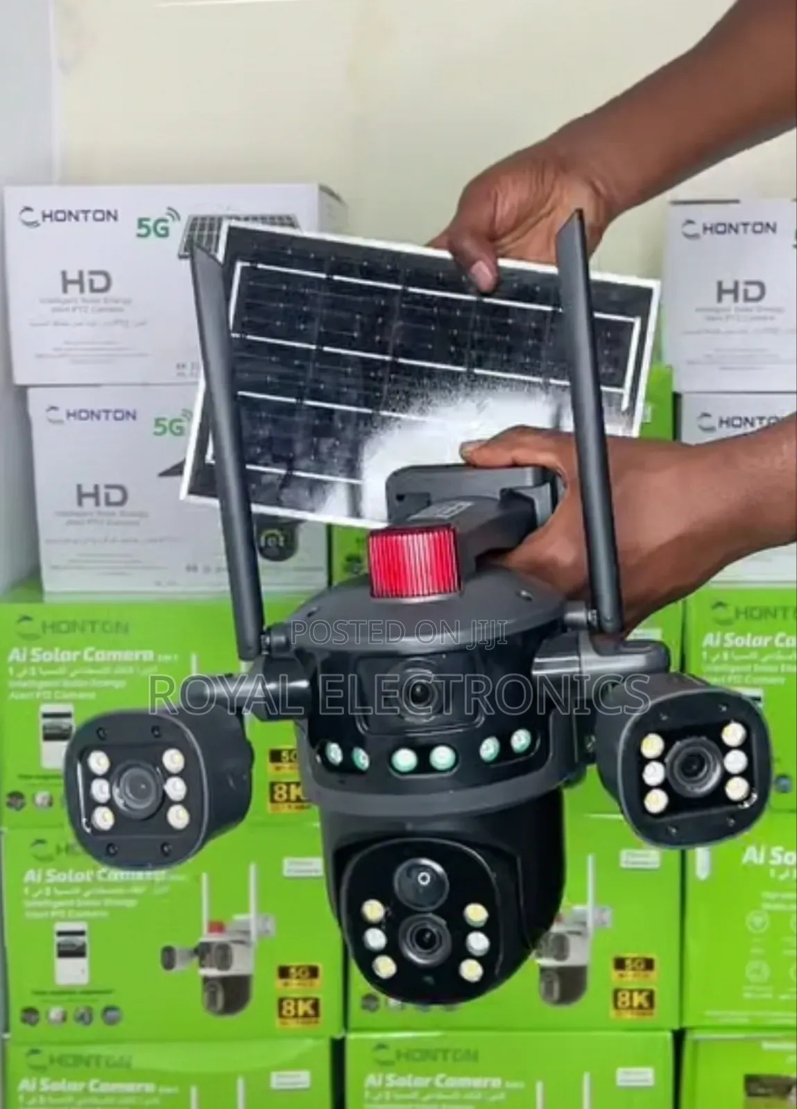 4g Sim 8mp Solar Powered 360° PTZ Camera