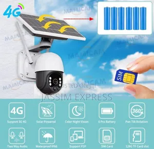 Photo - (በማከፋፈያ ዋጋ )4g Sim Support Solar Powered PTZ Camera