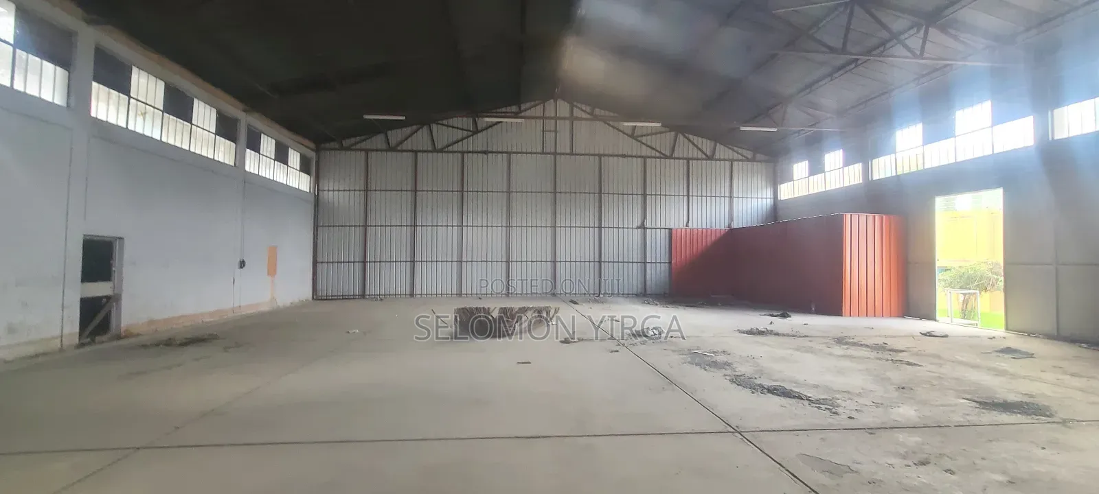 ለክራይ የቀረበ መጋዘን