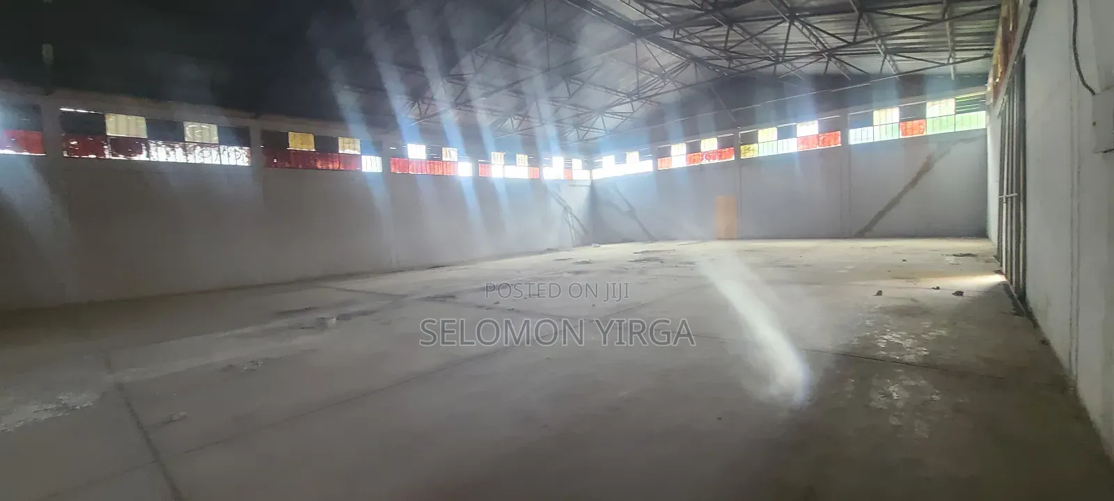 ለክራይ የቀረበ መጋዘን