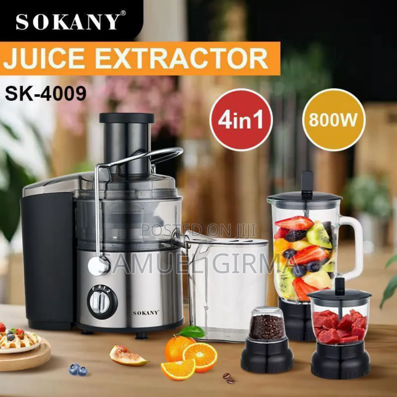 Sokany Juice Extractor
Best Quality