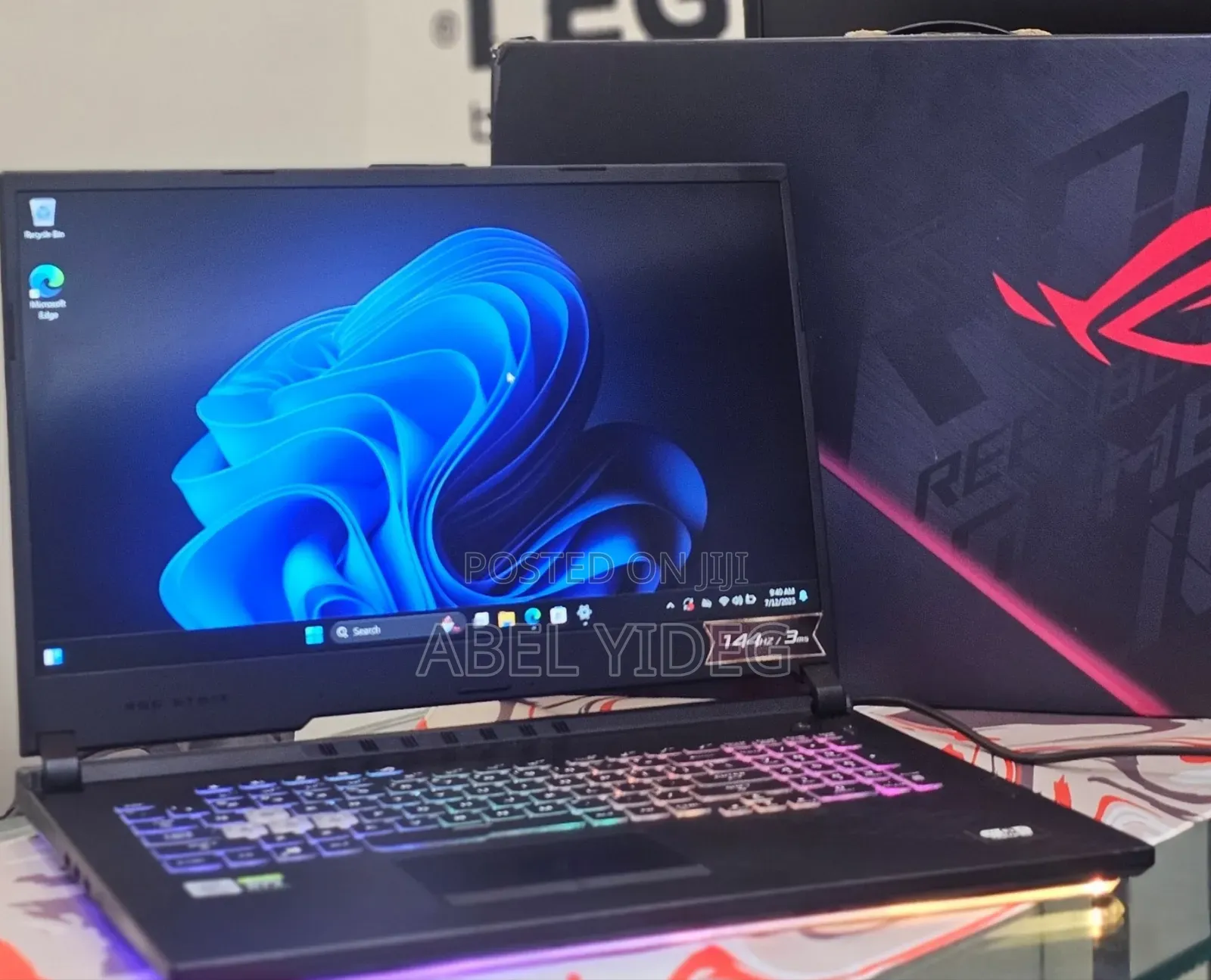 New Laptop Asus ROG Strix G17 16GB Intel Core I7 SSD 512GB