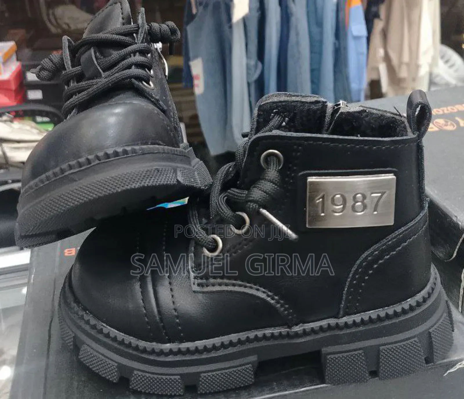 Boots Size: 21 - 26 Color: Black,Shite and Brown