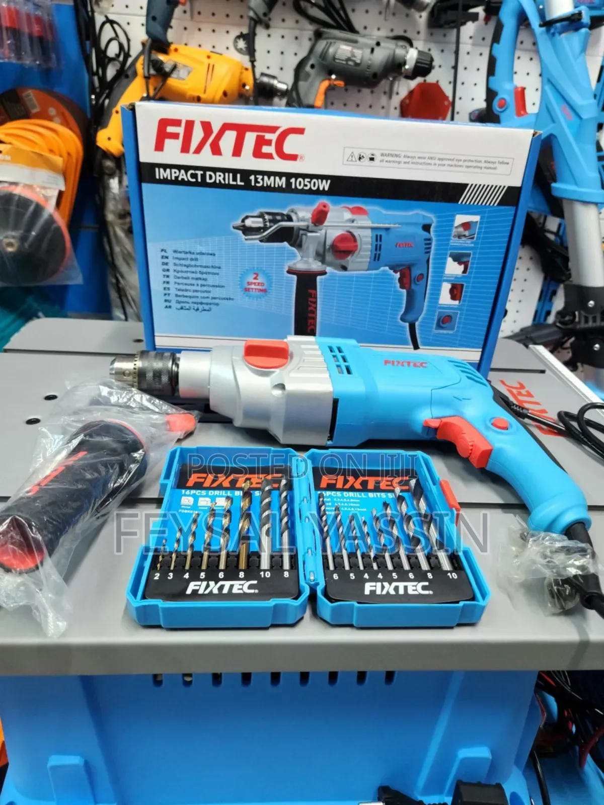Fixtec 1050w Drill With Accessories