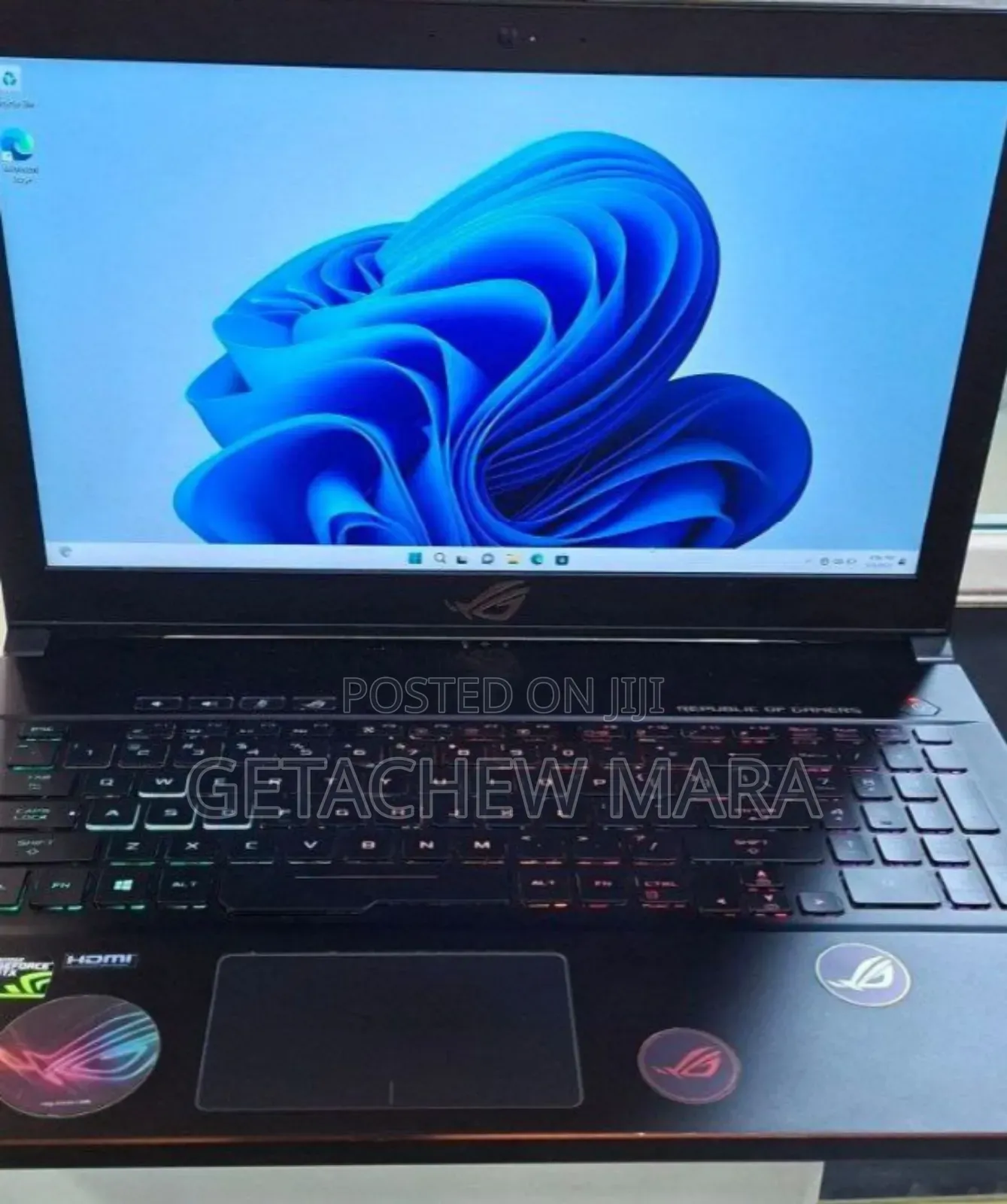 New Laptop Asus ROG Strix G15 16GB Intel Core I7 SSD 128GB