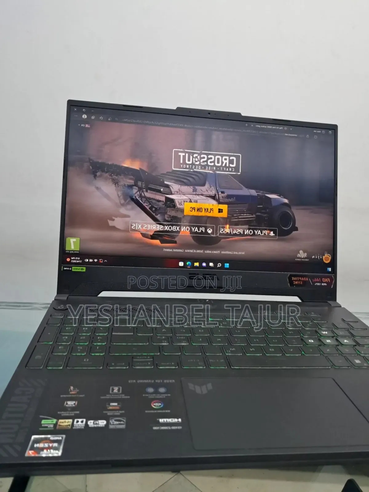 New Laptop Asus TUF Gaming A15 16GB AMD Ryzen 7 SSD 512GB