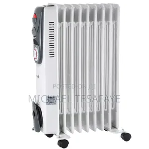 Portable 9 Fin 2000w Electric Oil Filled Radiator Heater