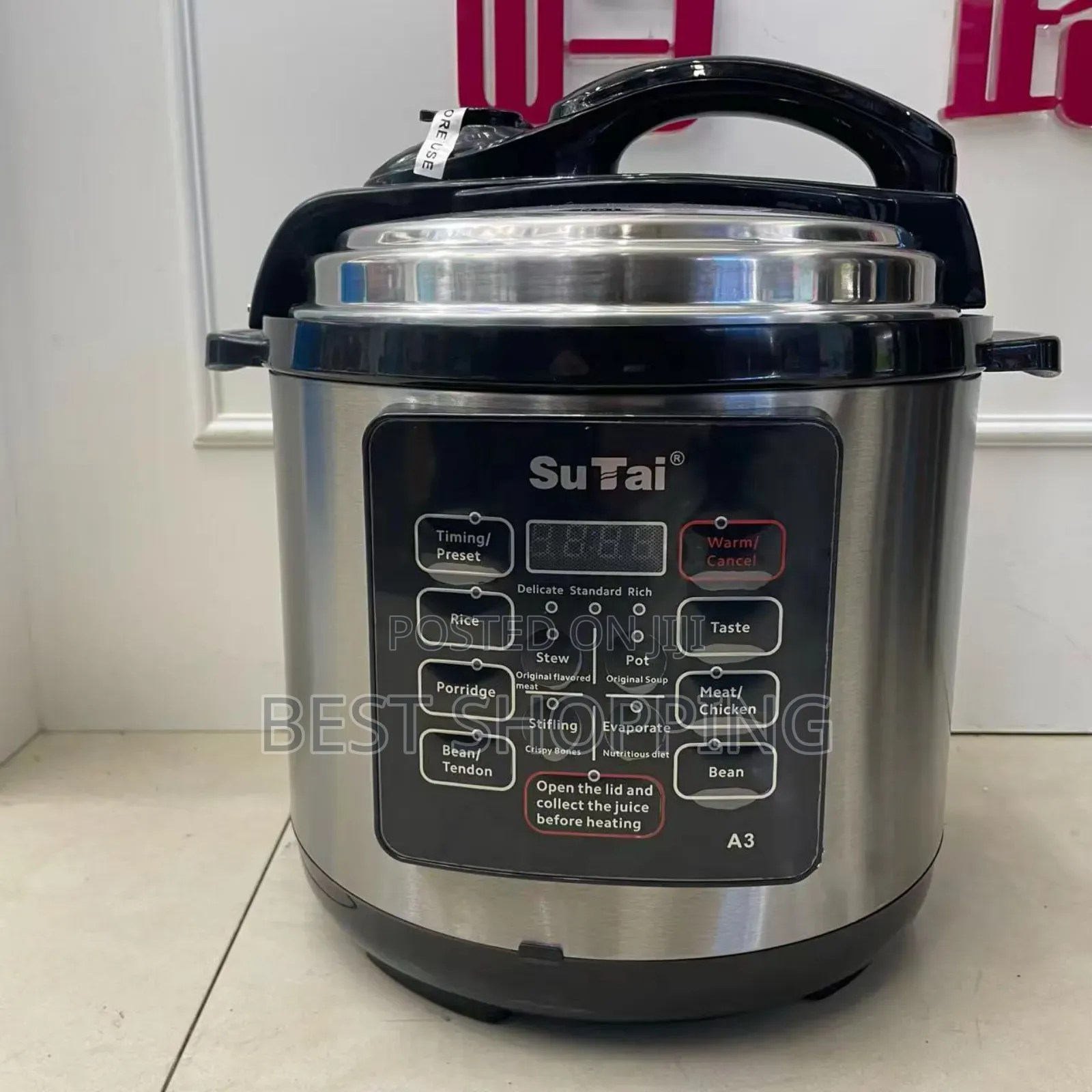 Sutai Electric Pressure Cooker 6 Liter