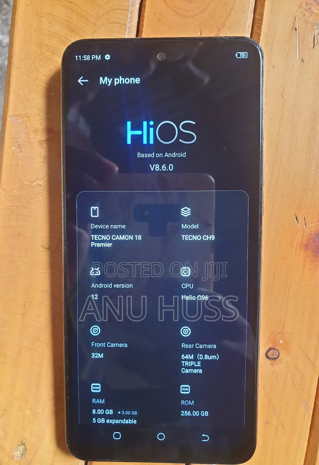 Tecno Camon 18 Premier 256 GB White