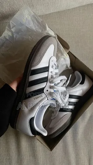 Photo - New Arrival Adidas Samba White Black Strips High Master Qua