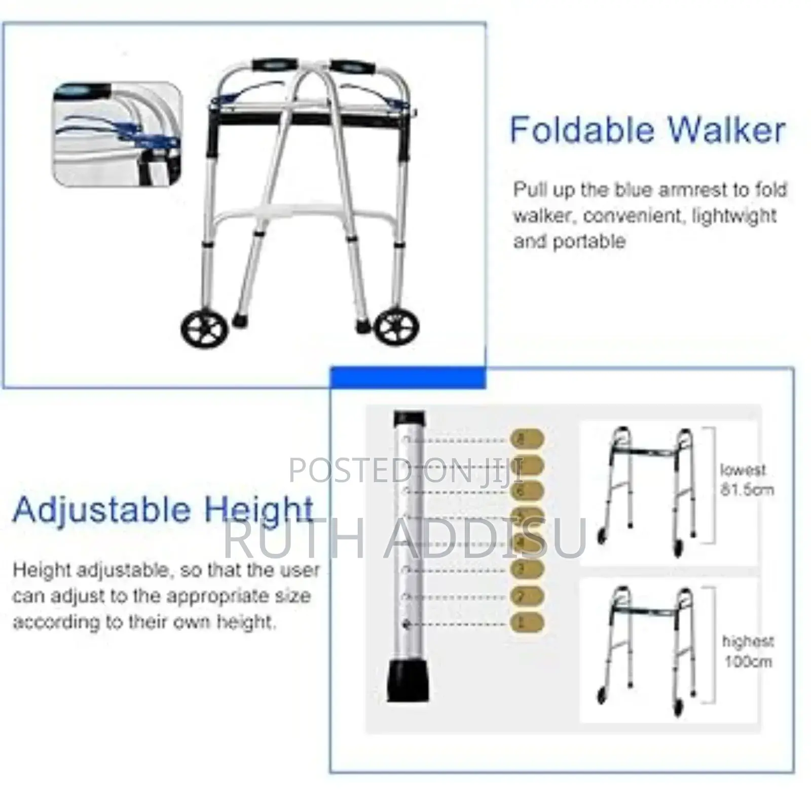 Walker Foldable前日medical Walker者的almunium Walker與會walker
