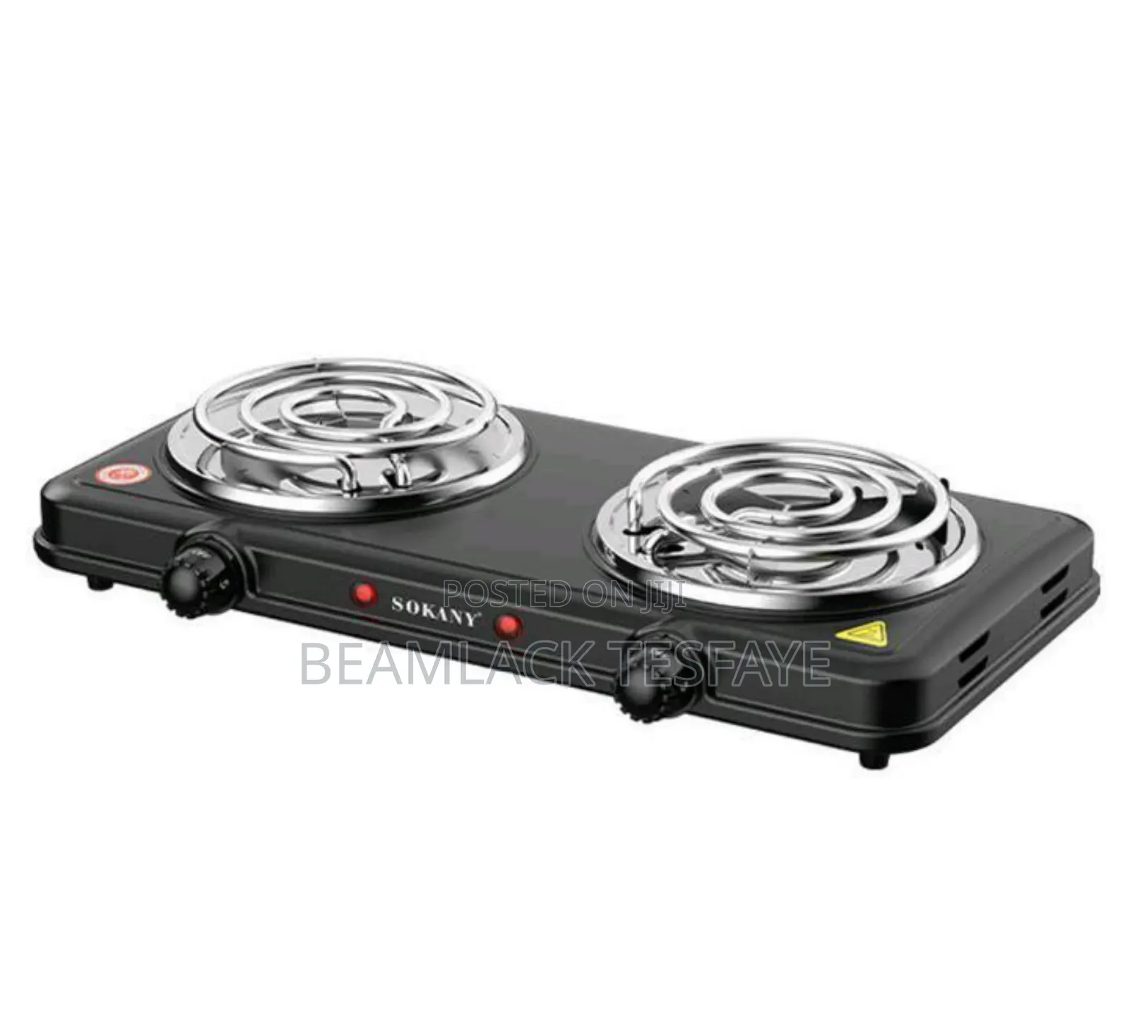 Sokany Hot Plate ባለሁለት ምድጃ ስቶቭ