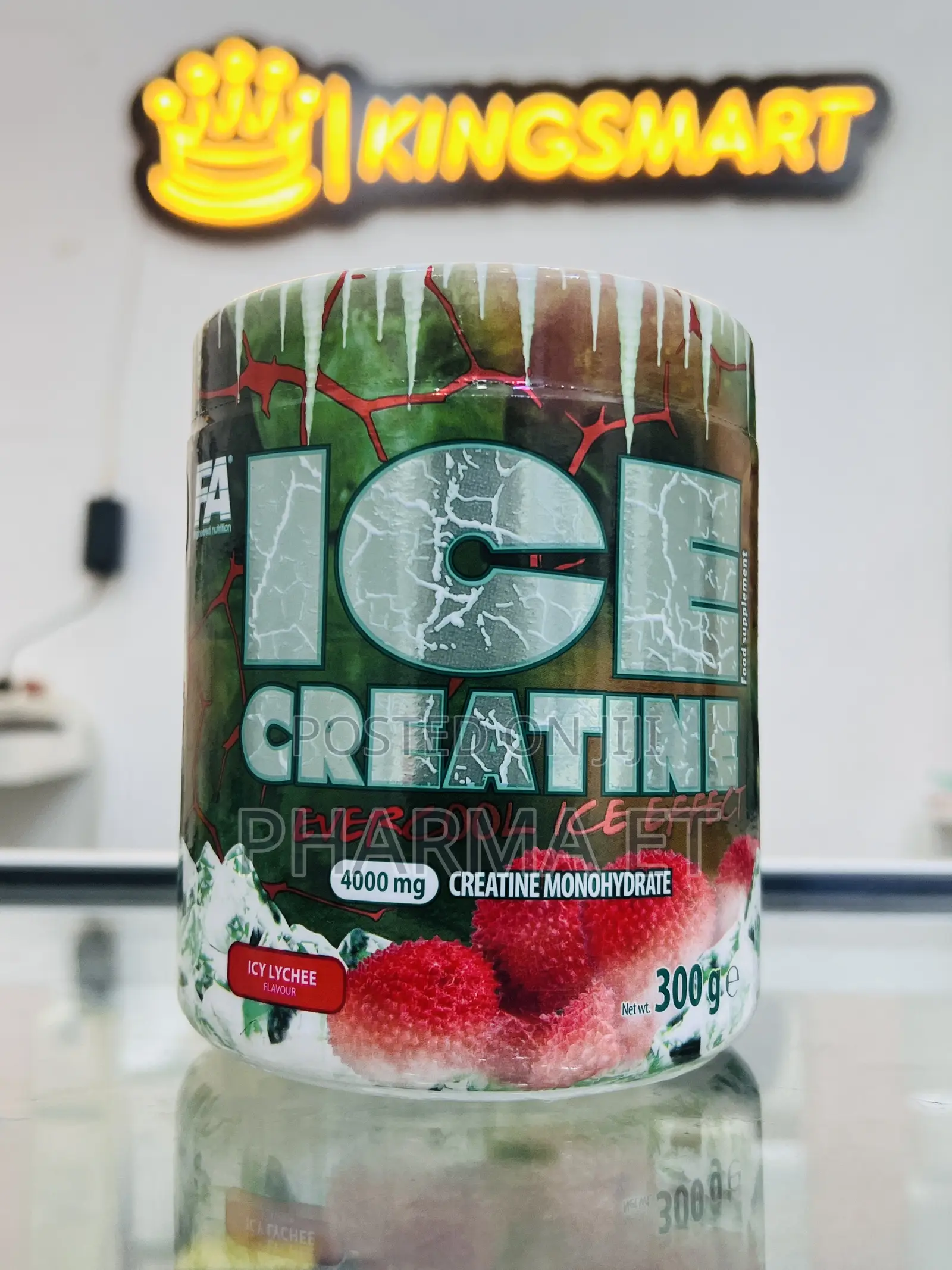 300gm and 4gm Per Serving Flavored Ice Creatine Monohydrate