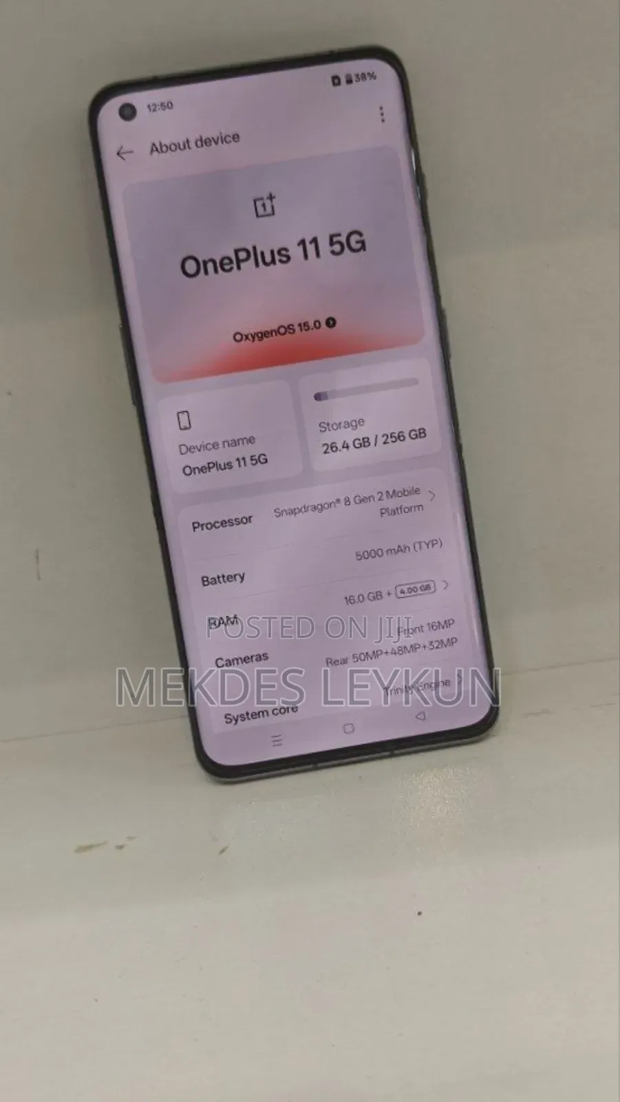 New OnePlus 12R 256 GB Black