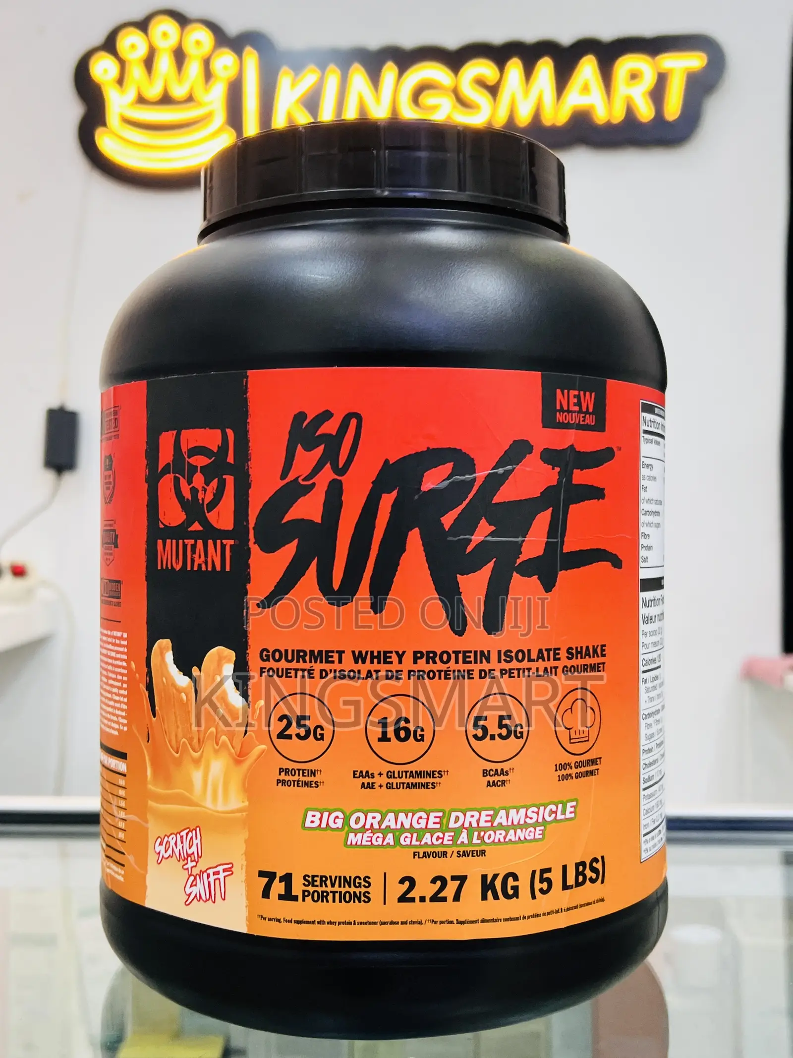 Mutant Iso Surge Whey Protein 2.27kg and 74 Servings (25gm)