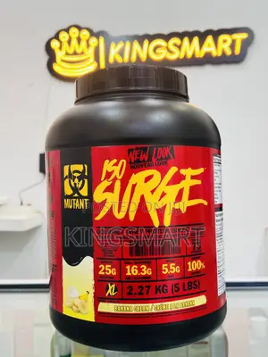 Mutant Iso Surge Whey Protein 2.27kg and 74 Servings (25gm)