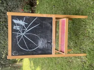 Photo - Black Chalk Board and White Board Double Sided