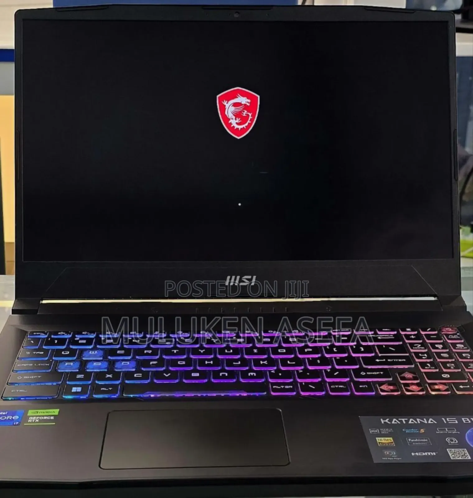 New Laptop MSI Katana 15 16GB Intel Core I7 SSD 512GB