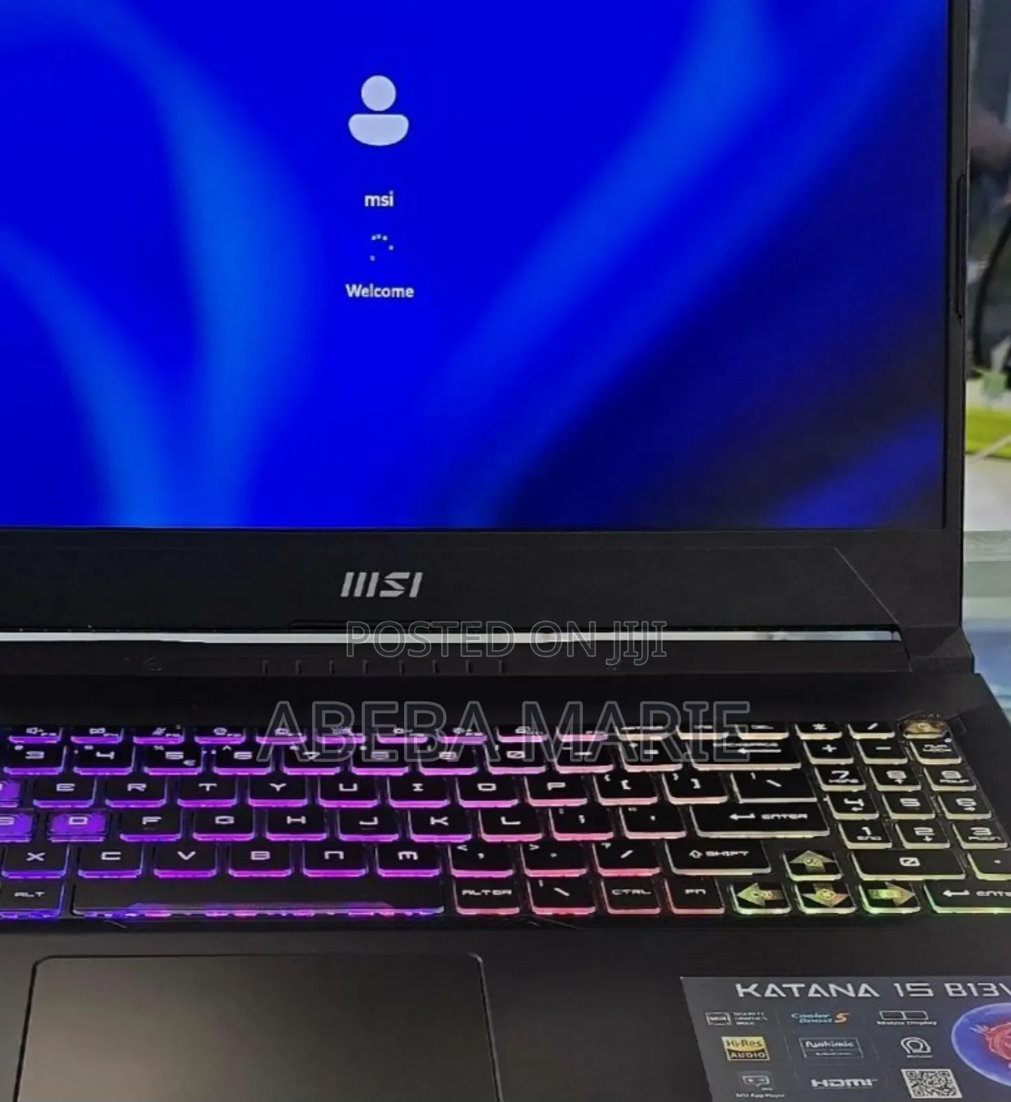 New Laptop MSI Katana 15 16GB Intel Core I7 SSD 1T