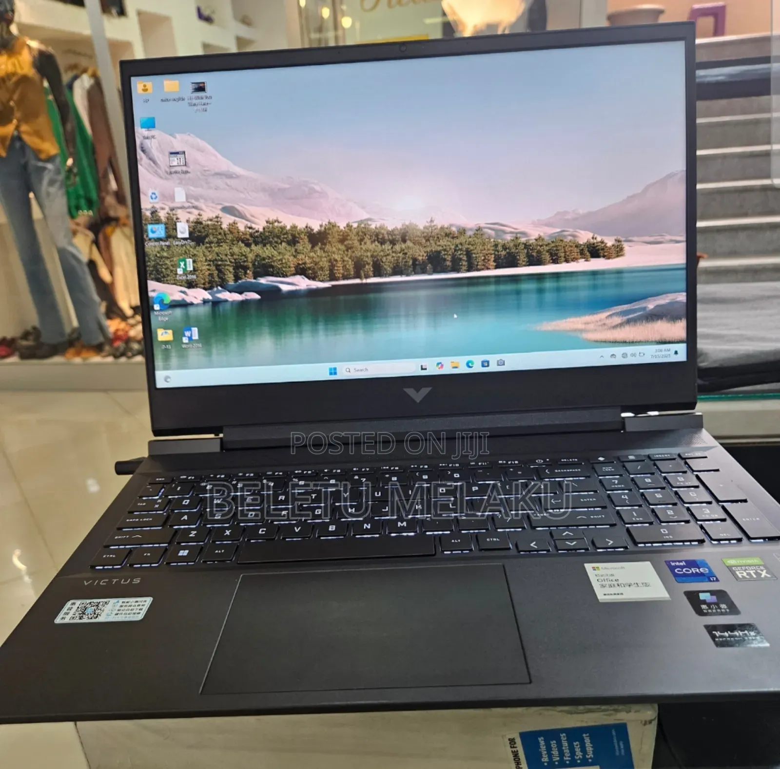 New Laptop HP Victus 16 16GB Intel Core I7 SSD 1T
