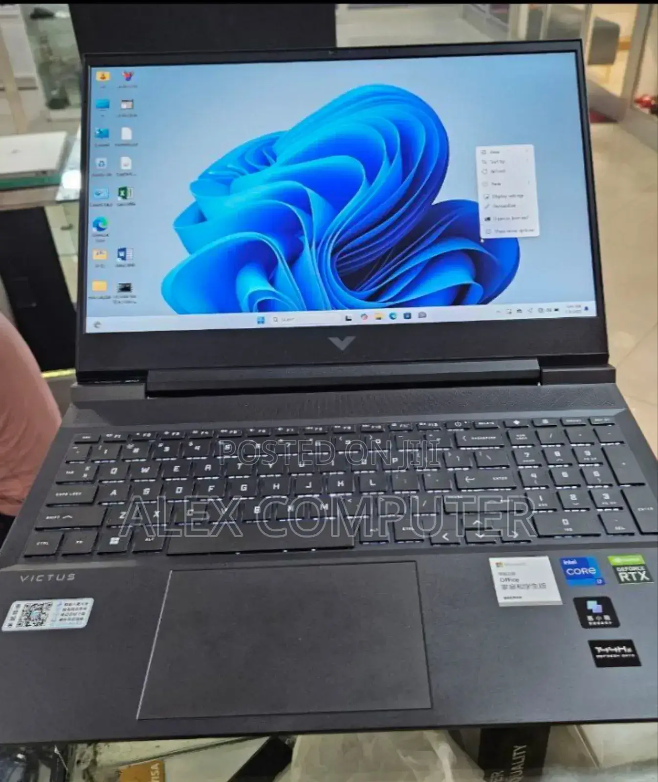 New Laptop HP Victus 16 16GB Intel Core I7 SSD 1T